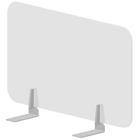 Торцевой промежуточный экран Plexi для стола глубиной 68 см (с кронштейнами)     UPSLI068 Strike New