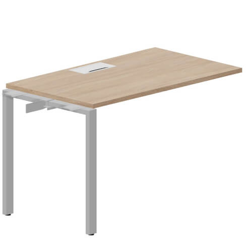 Приставной стол 118х68 см (металлический аутлет) STNPL127