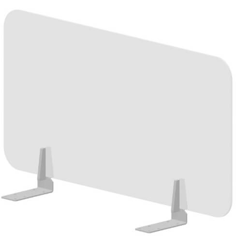 Торцевой промежуточный экран Plexi для стола глубиной 78 см (с кронштейнами)      UPSLI078 Strike New
