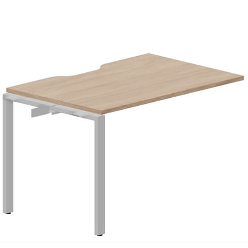 Приставной стол 118х78 см (с эргономичным вырезом)  STNPV128